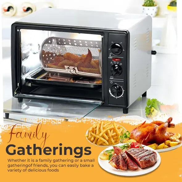 🔥HOT SALE 50% OFF 💖Stainless Steel Rotating Grill