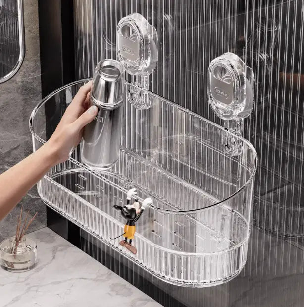 💖No-Drill Bathroom Suction Storage Box💖